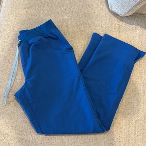 Figs Kade cargo scrub pants royal blue